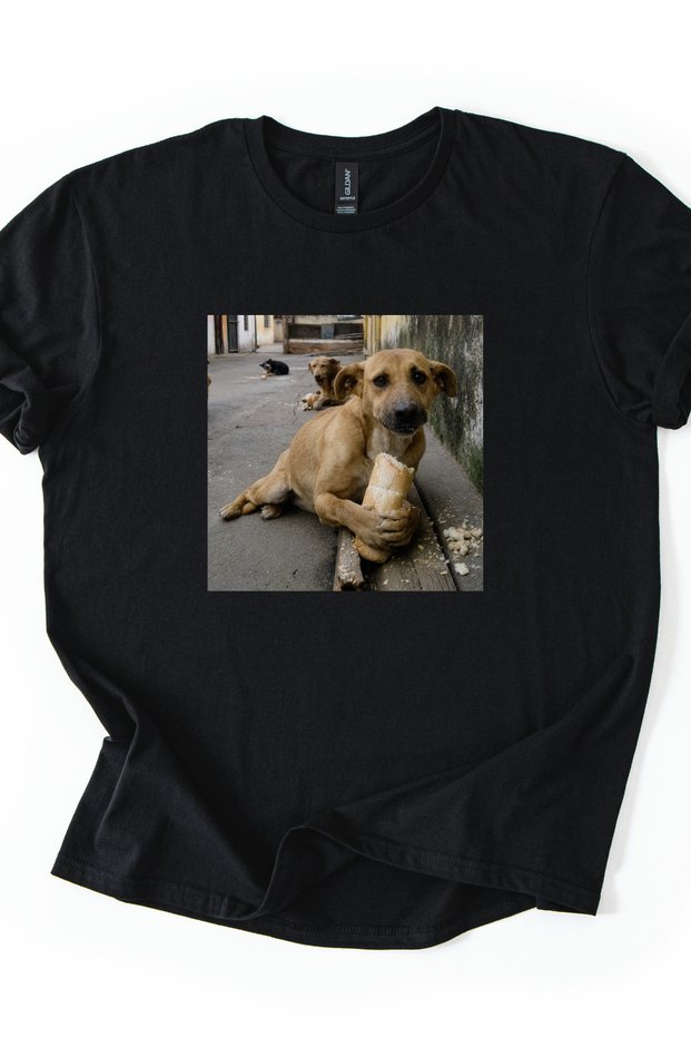 Unisex Popular Funny Dog T-Shirt 100% Organic Cotton Crew Neck Comfortable Fit Casual T-Shirt