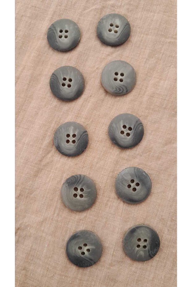 Polyester Button 20 mm 10 Pieces - 1