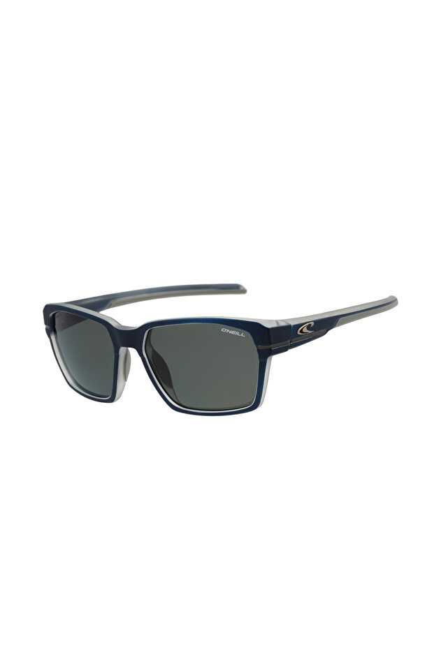 Retro Angular Sunglasses with Integrated Line Details