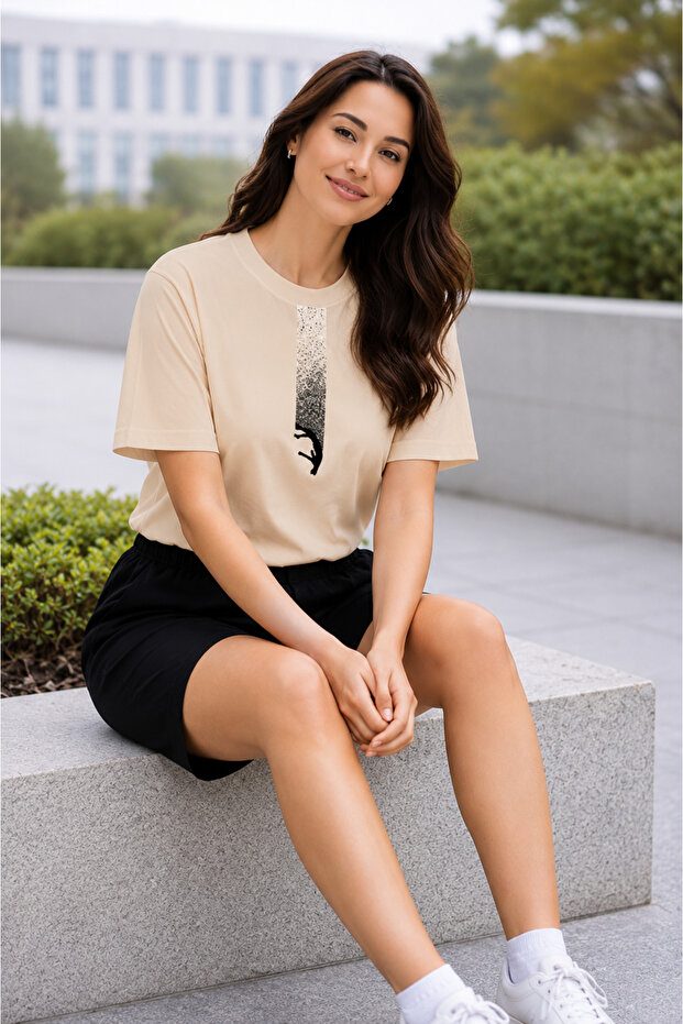 Basic Oversize T-Shirt and Shorts Set – Relaxed Fit, Casual Sports Combo