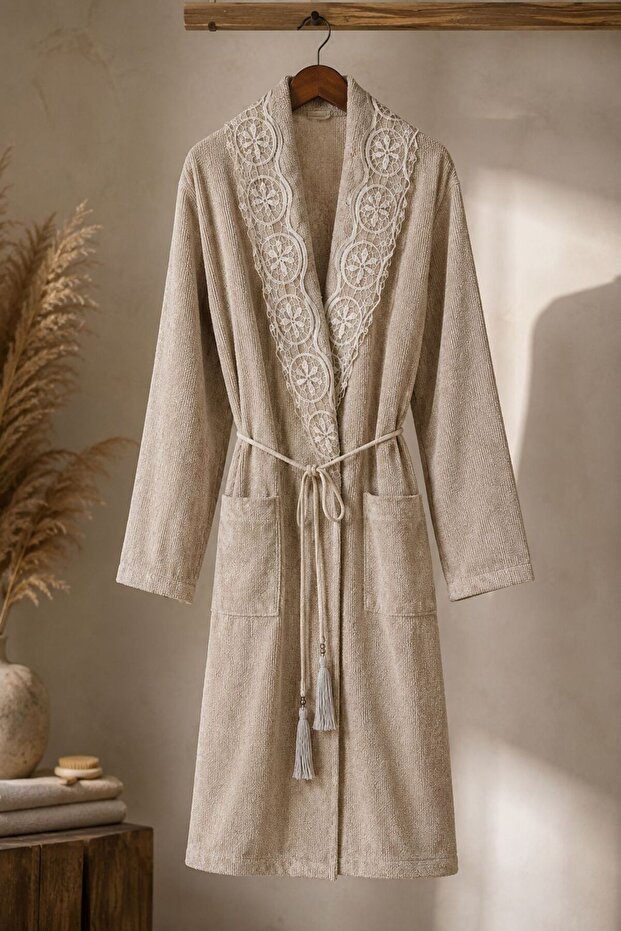 Aura Unisex Bathrobe | Bathrobe | Men's Bathrobe | Women's Bathrobe | Gift | Robe | Dowry