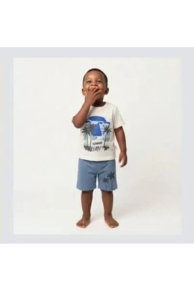 1/3 Age Hawaiian Printed Children's Set