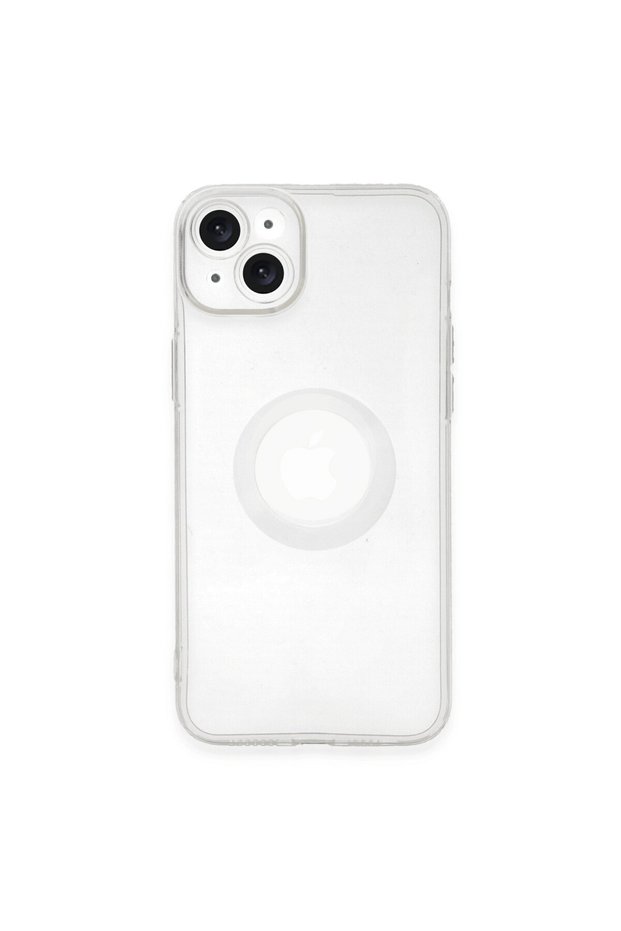 iPhone 14 Plus Compatible Case Santa Lens Silicone - Transparent