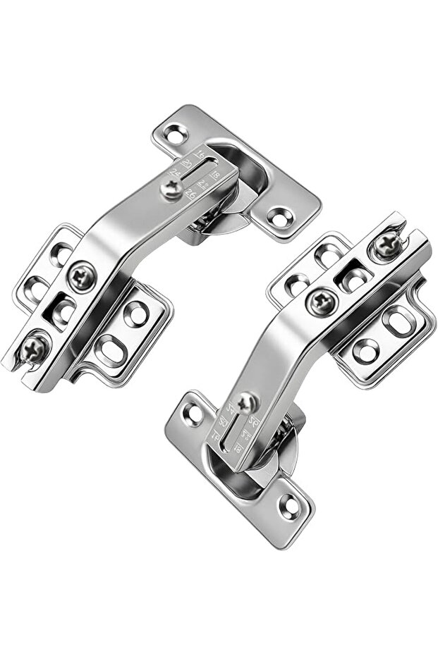 135 Degree Cabinet Hinges Kitchen Cupboard Doors Hinges Soft Close Corner Hinges for Cupboards Doors Wardrobe, 1 Pair (Full Overlay)