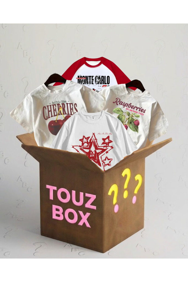 Unisex 4-Piece Oversize T-Shirt Pack - Choose Size, Mix Colors/Prints