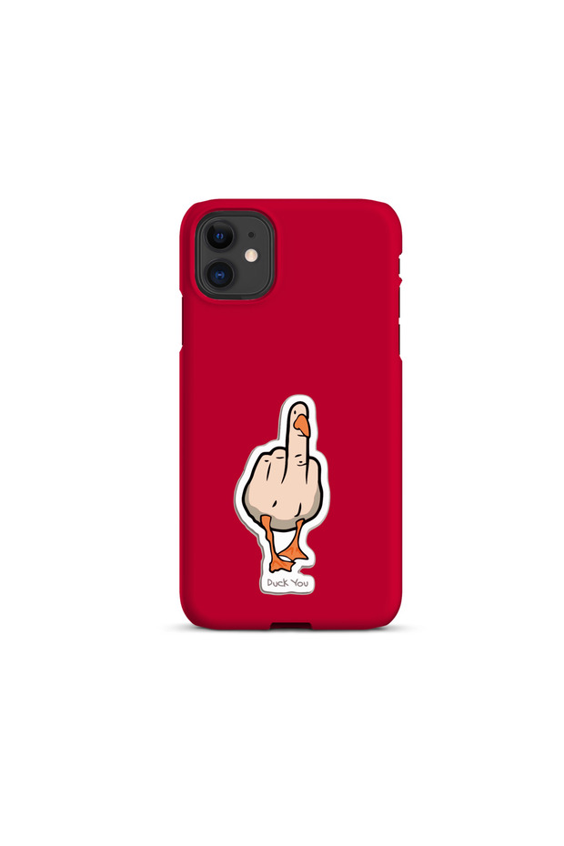 iPhone 11 Compatible Duck You Designed Phone Case