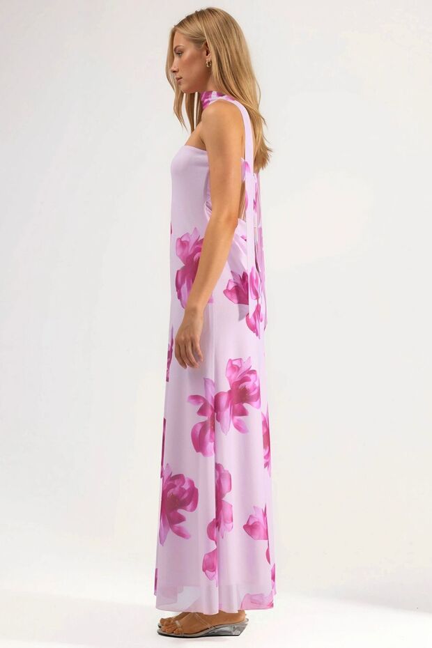 Floral Patterned Maxi Dress - 5