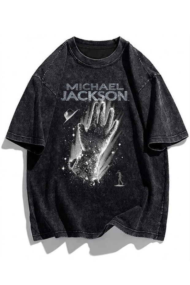 Micheal Jackson Printed Washable Vintage Unisex Oversize T-Shirt