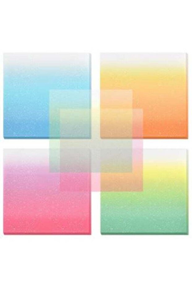 Waterproof Transparent Sticky Notes 50 Sheets, 75mm Clear Self-Adhesive Pads for Office, School, Home