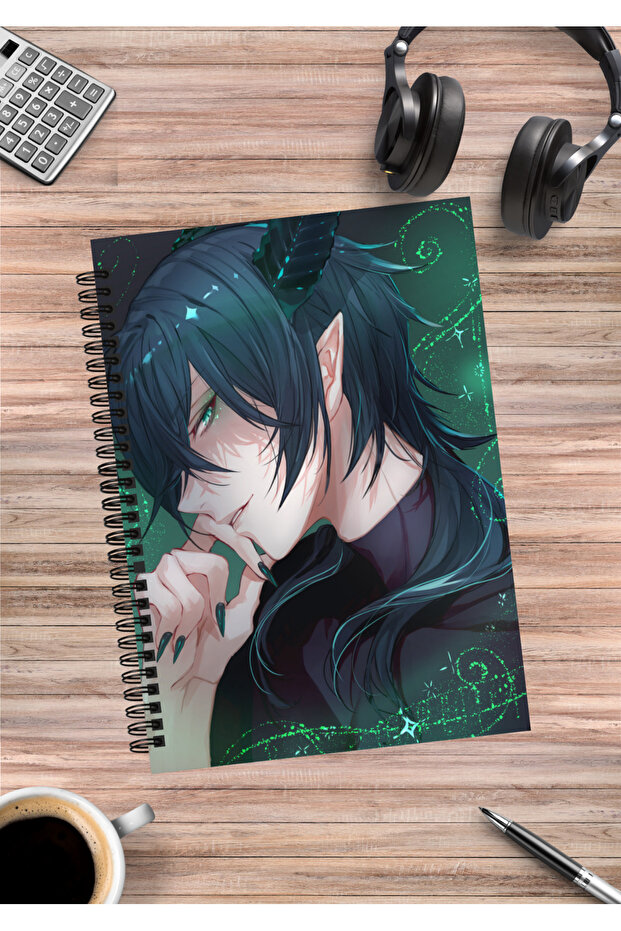 Twisted Wonderland Anime Spiral Notebook A5 (50 Sheets)