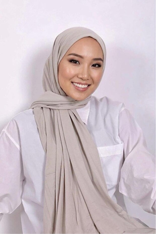 Combed Cotton Shawl - Women's Hijab Jersey Hijab Lycra Shawl
