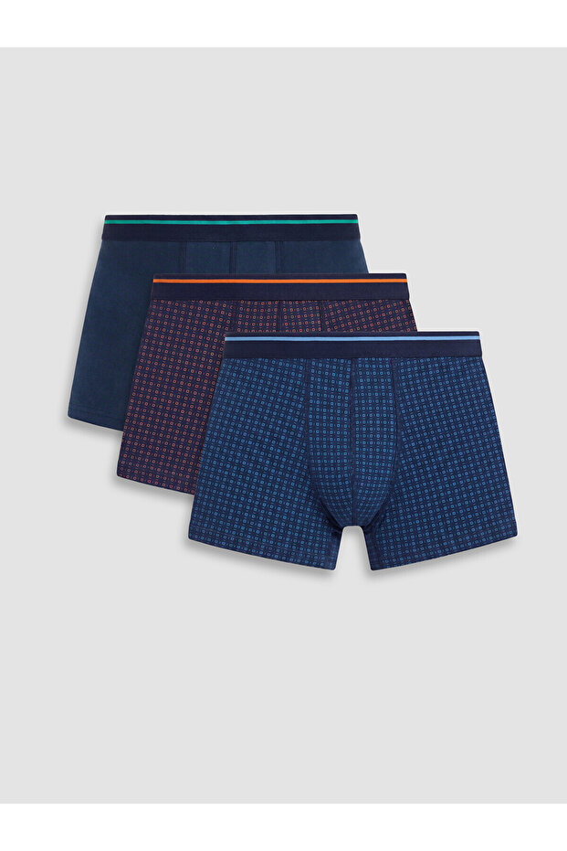 Nevavm Cotton Flexible Men's Boxer 3-Pack with Difference