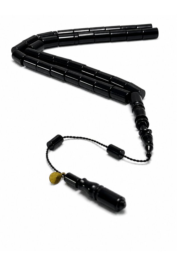 Fire Amber - Crimped Amber Cut Model Prayer Beads Premium Collectible Prayer Beads