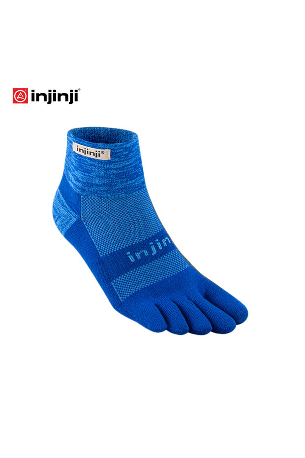 TRAIL MIDWEIGHT MINI CREW COOLMAX - أزرق - L