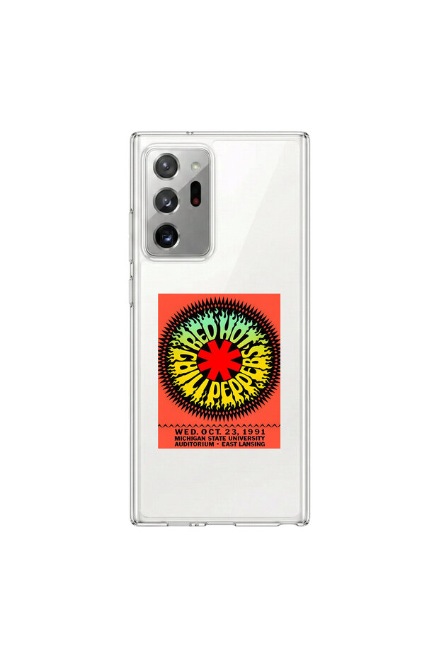 Samsung Galaxy Note 20 Ultra Compatible Metal 14 Design Transparent Case
