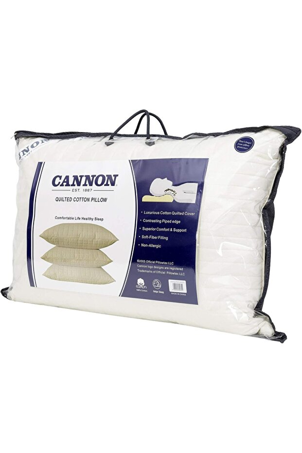 Cotton White Standard Pillow - 50 x 75 cm.