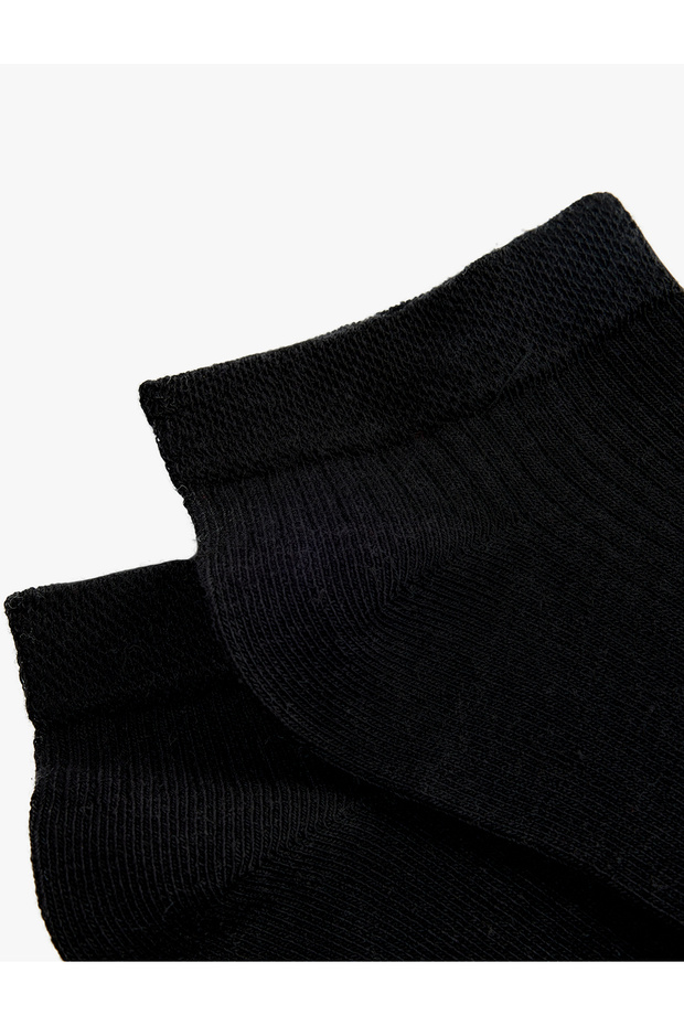 Set of 2 Basic Booties Socks - 3