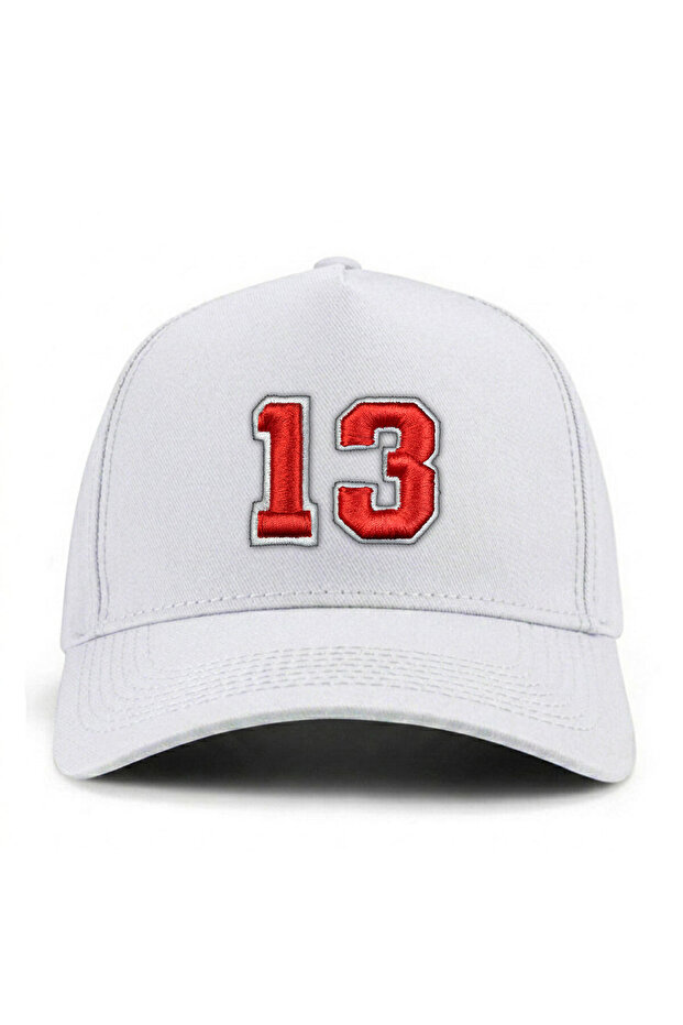 Number 13 Molded Baseball Cap