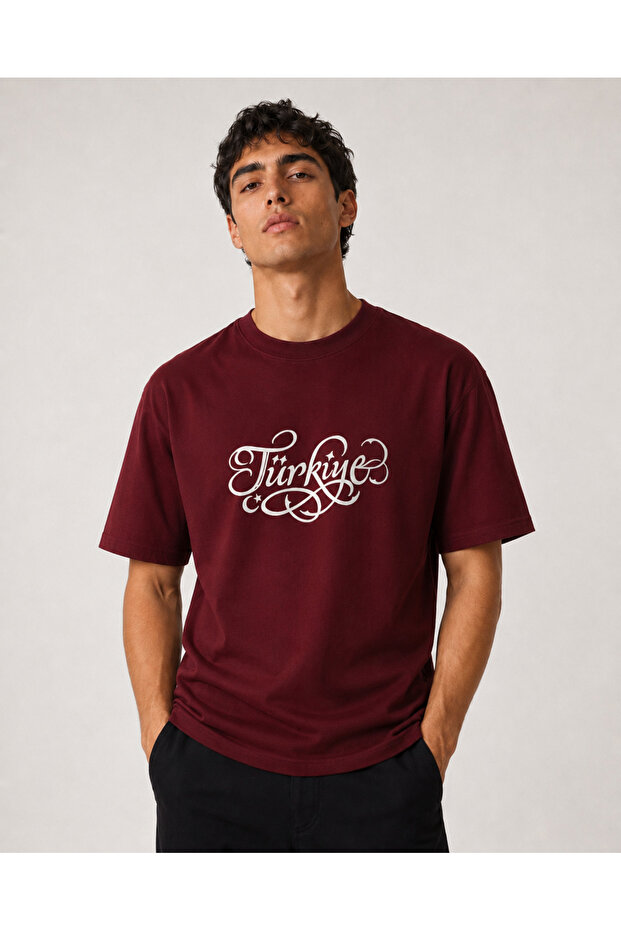 Turkey Moon Star Special Design Comfortable Fit T-Shirt Unisex 100% Cotton