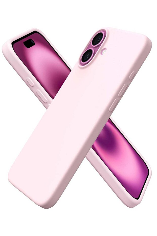 iPhone 16 Plus 6.7' 2024 Liquid Soft Silicone Cover with Microfiber Lining Shockproof Gel Case