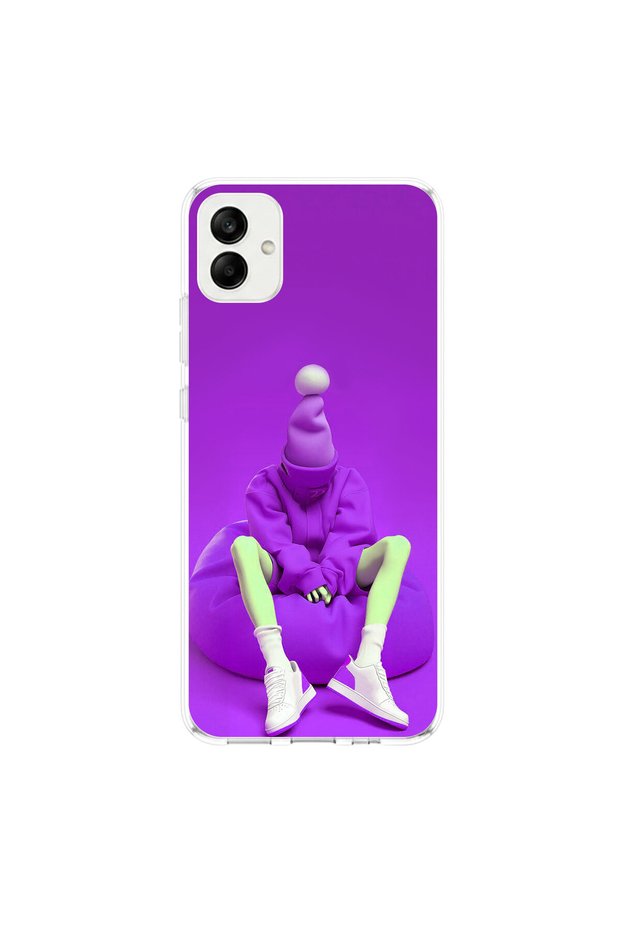 Samsung Galaxy A04 Compatible No Face 6 Design Transparent Case