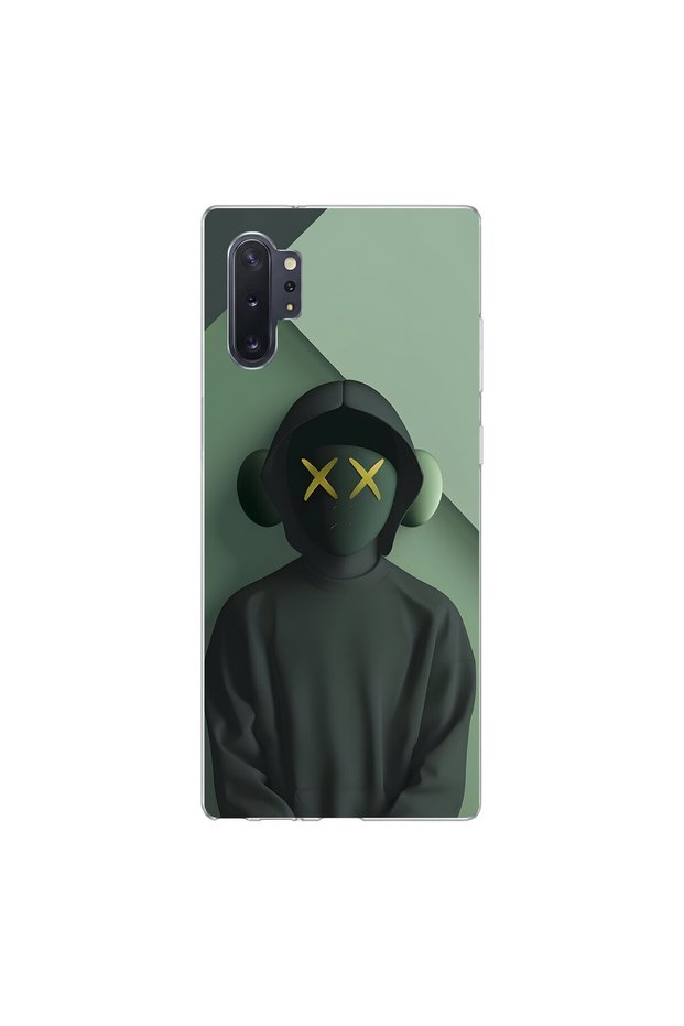 Samsung Galaxy Note 10 Compatible No Face 1 Design Transparent Case