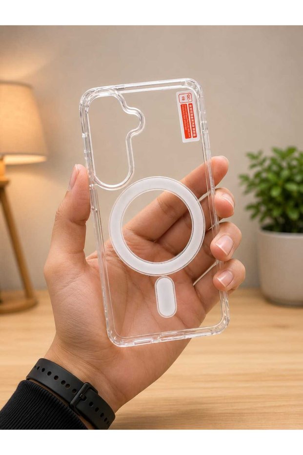 Samsung S26 Compatible (Boxed) Transparent Silicone Case, Flexible Durable Premium Series