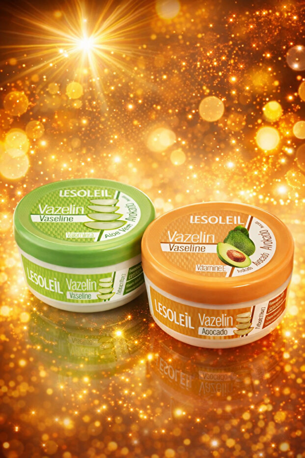 LESOLEIL VAZELIN 90ML ALOE VERA + LESOLEIL VAZELIN 90ML AVOCADO (قطعتان)