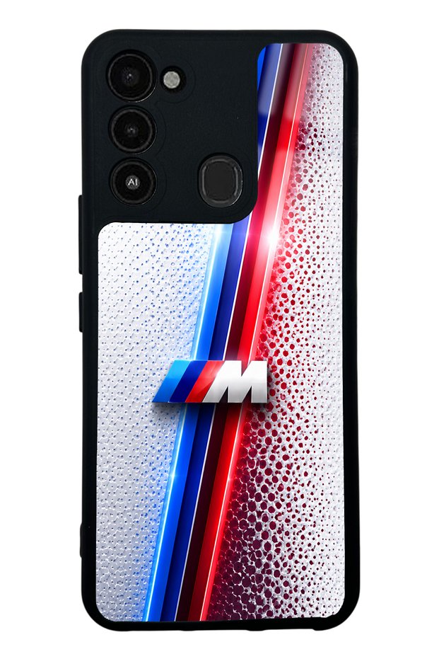 Tecno Spark 8C White M2 Design Glossy Phone Case