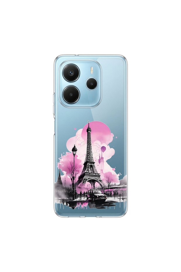 Redmi Note 14 Compatible Paris 1 Design Transparent Case