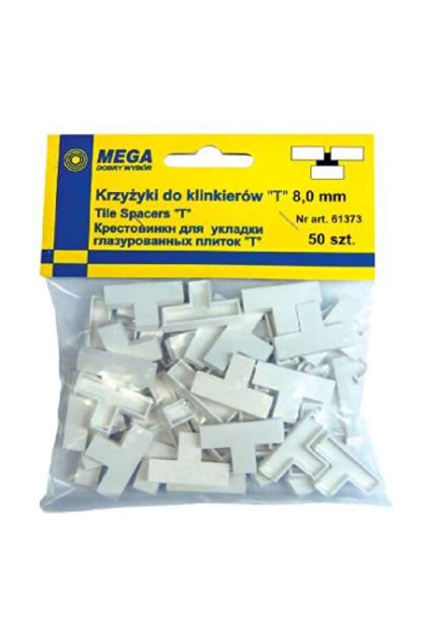 Tile Spacers Type T 8mm, 50/ Top Bottom Set - 1