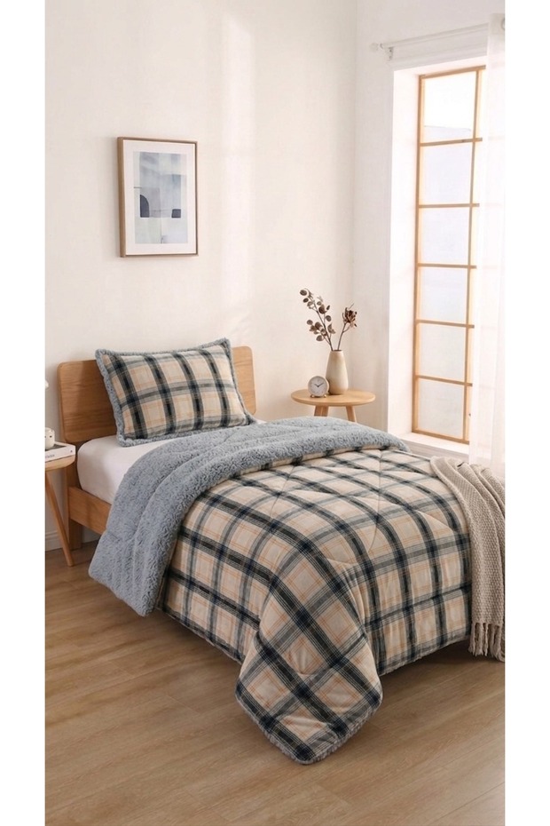 Osotto Single Patterned Comforter Quilt Set | 180X230 cm | Soft Textured, Stylish and Comfortable | Daily Use