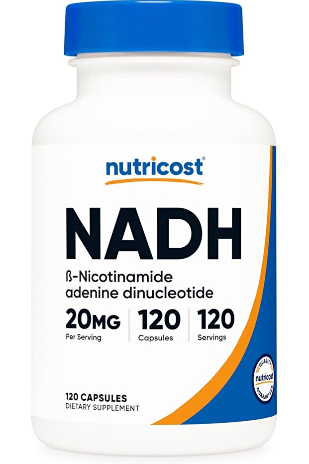 NADH Supplement (20mg) 120 Capsules - B-Nicotinamide Adenine Dinucleotide, Vegan, Gluten-Free