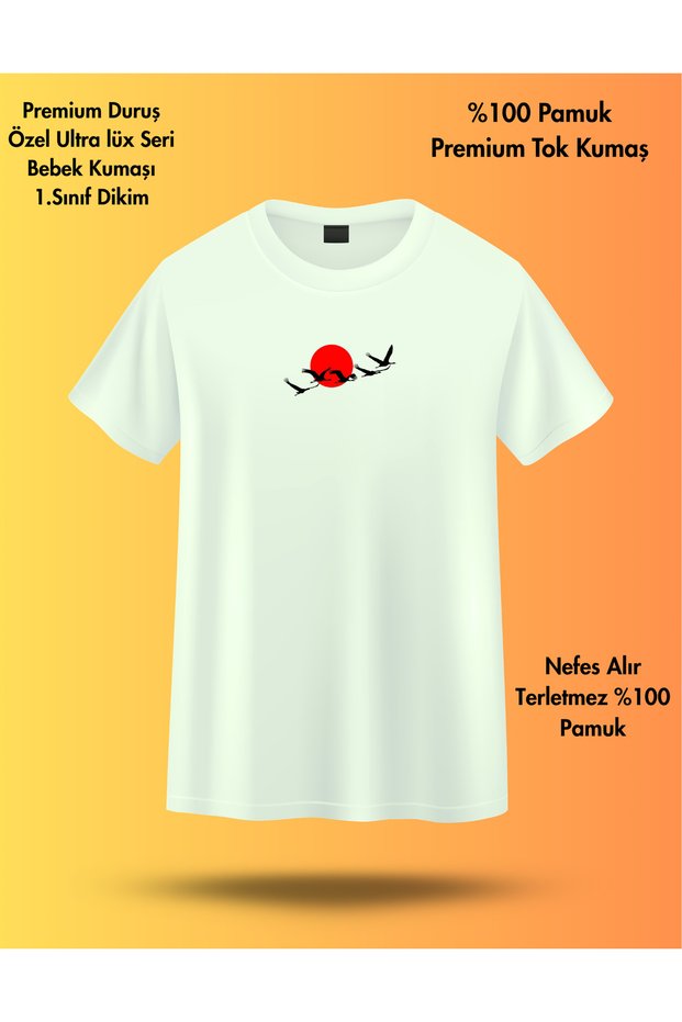 100% Cotton Premium T-Shirt Unisex Basic T-Shirt Anti-Pilling Anti-Fade 190 Gsm