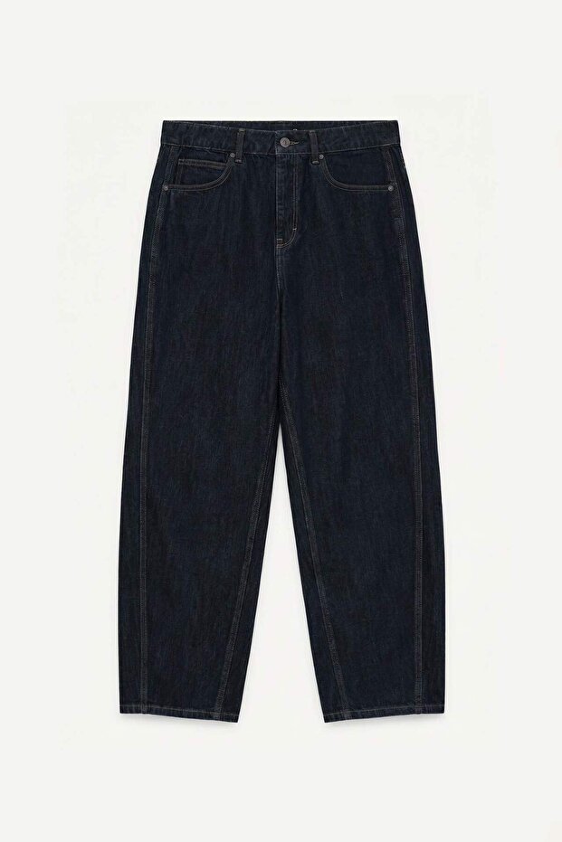 Super Baggy Fit High Waist Wide Leg Jean Trousers I0326Ax26Sm