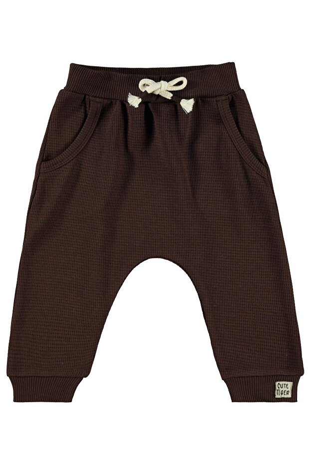 Basic 6-18 Months Sweatpants - Brown