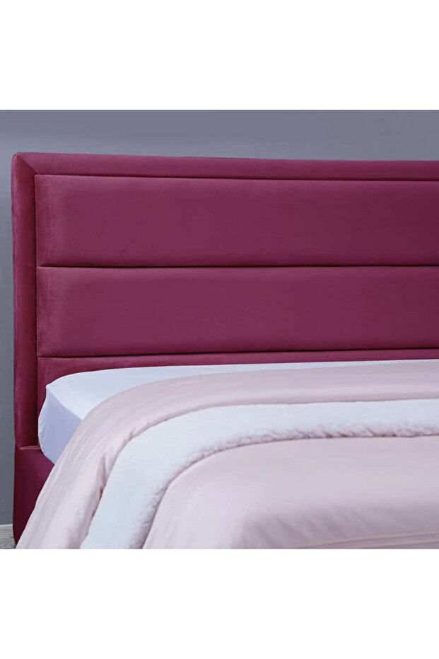 TROJAN HEADBOARD VELVET PINK L-150 : H-125 CM