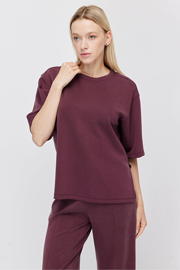 Γυναικείο μπλουζάκι Basic Crew Neck - 1