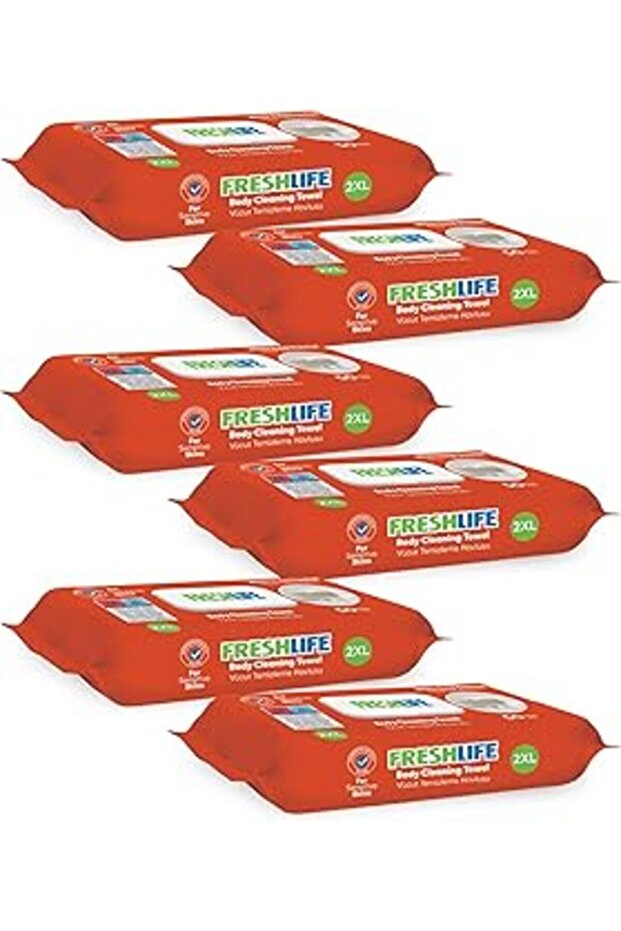 Freshlife body cleansing towel 6x50 (300 sheets)