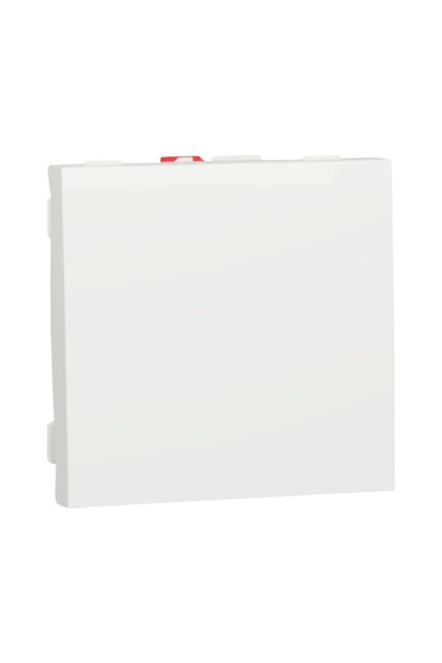 Schneider Unica simple switch, 2 modules, white