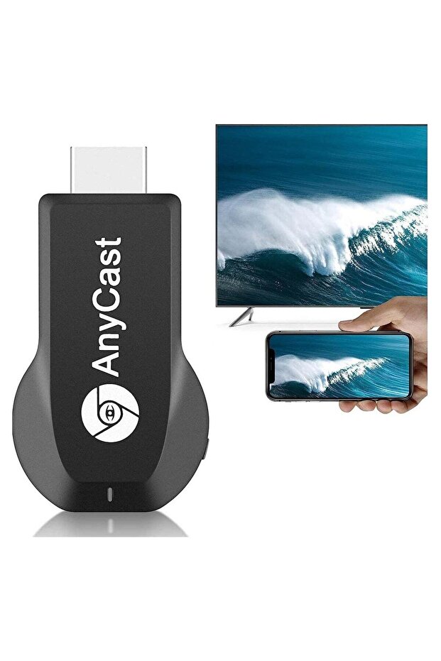 Any-Cast HDMI WiFi 1080P Mobile Screen Mirroring Receiver Dongle to TV/Projector Receiver for Android/Mac/iOS Windows