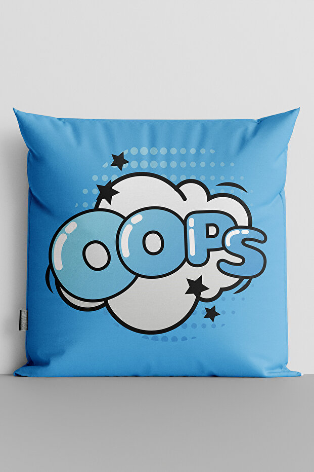 غطاء وسادة مطبوع رقميًا على الوجهين من Popart Oops - 128