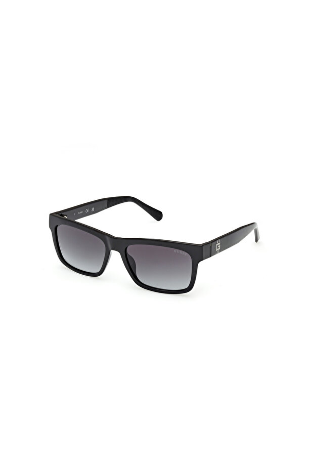 Shiny Black Uv400 Injected Male Sunglasses