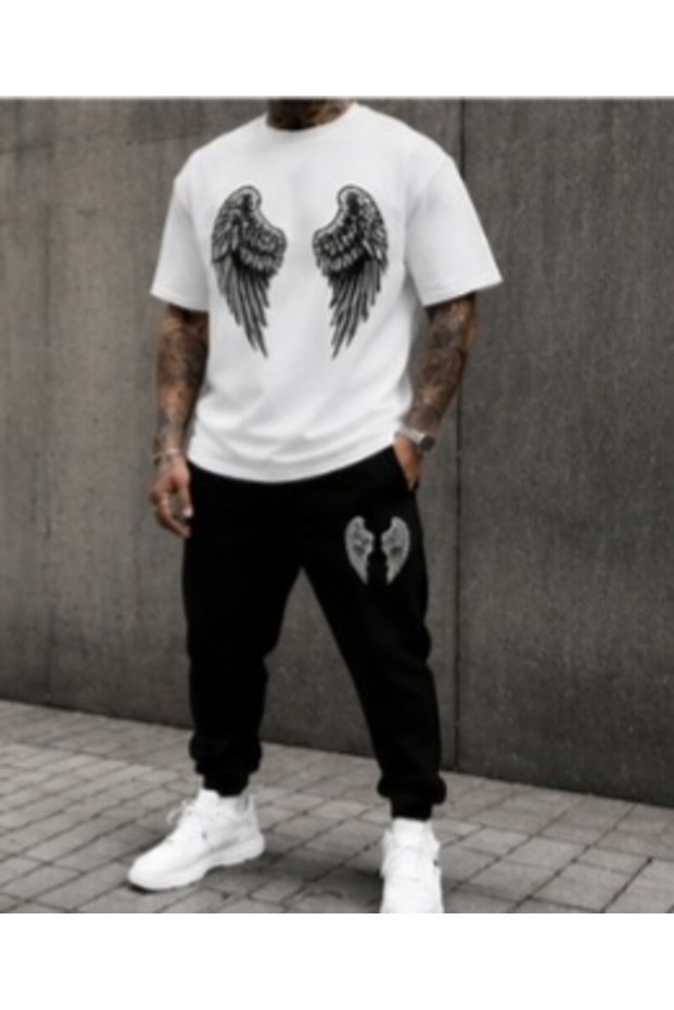 Unisex Oversize Shorts Set Short Sleeve T-Shirt Comfortable Fit Summer Casual Sports