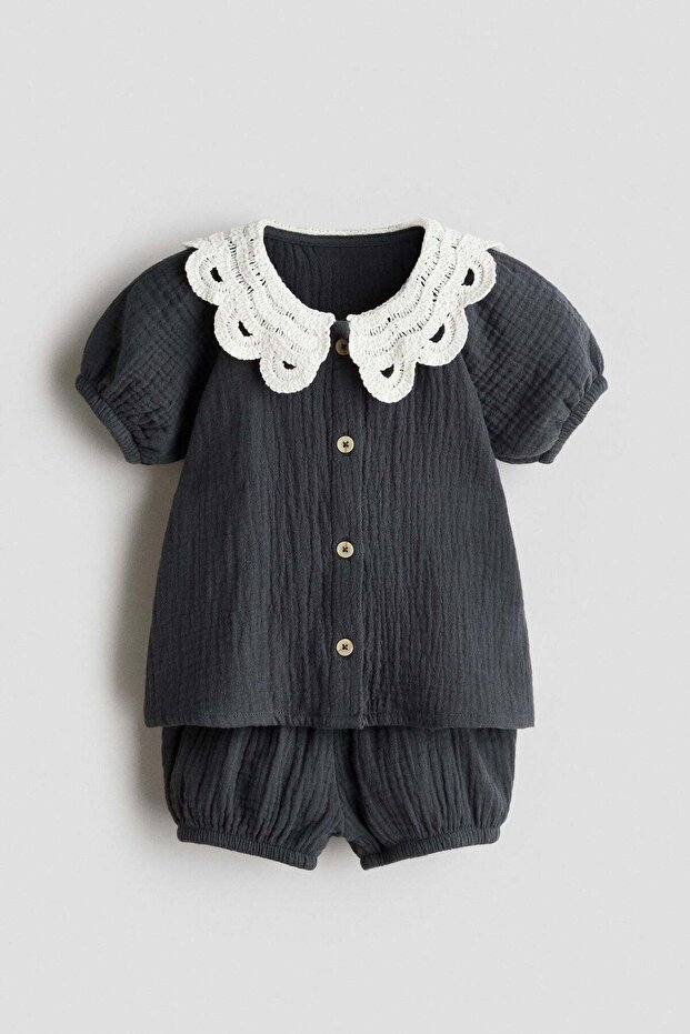 2-piece cotton muslin set