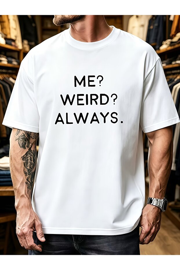 تي شيرت رجالي بأكمام قصيرة من Me Weird، قصة عادية، رقبة دائرية، طباعة بارزة خفيفة، مناسب للإجازات الربيعية، ملابس كاجوال، تي شيرت أساسي متعدد الاستخدامات للتنسيق أو الارتداء المنفرد، صيفي بأكمام قصيرة، Outf012026