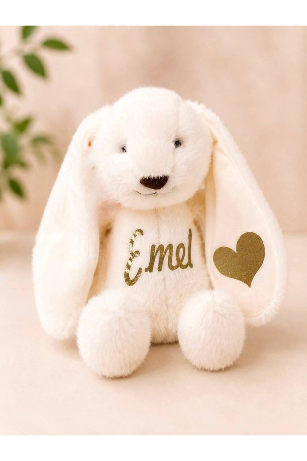 Sleeping Companion Plush Rabbit Cream