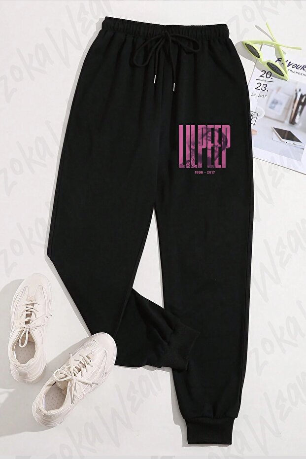 Unisex Rose Lil Peep Printed Sweatpants