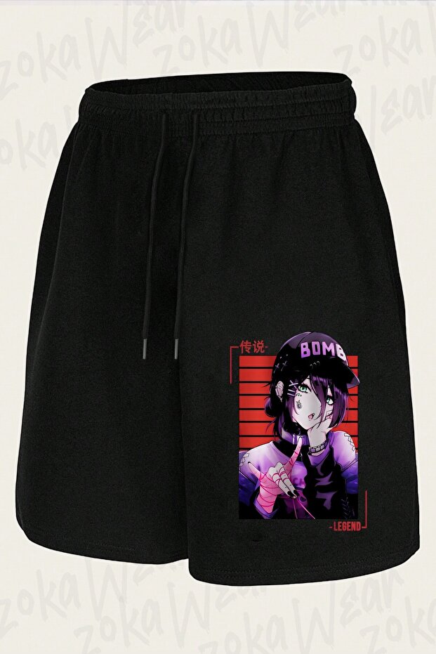 Unisex Chainsaw Man Reze Design Printed Shorts