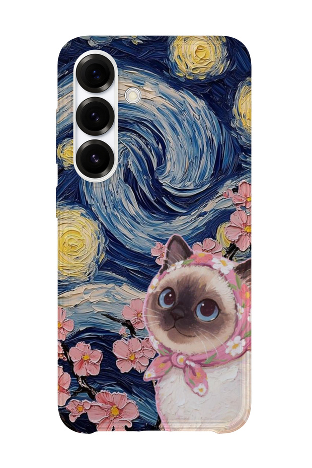 Samsung Galaxy A15 Compatible Printed Transparent Phone Case | Collection: Kawaii Cat